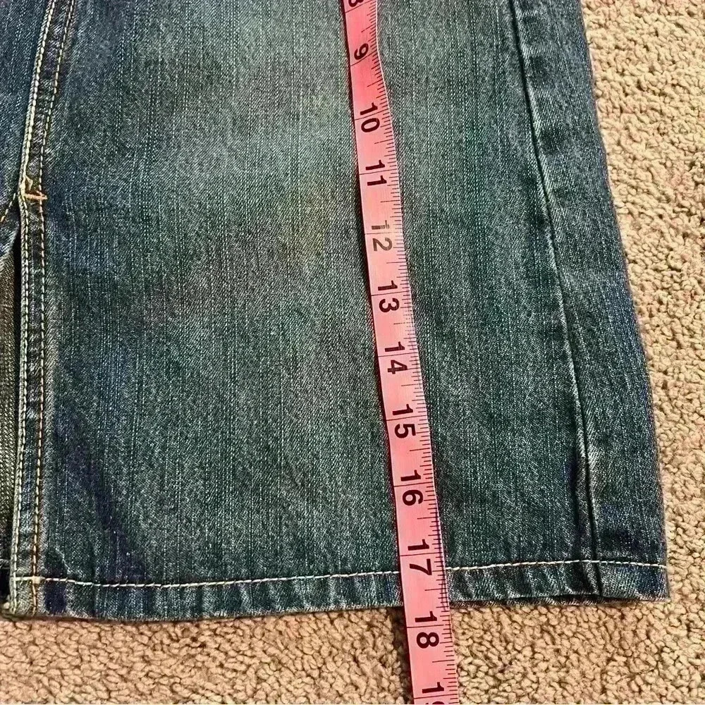 Levi’s 518 Skirt Women’s Size 3 Superlow Blue Wash  - Levi’s 518 - Picture 5 of 7